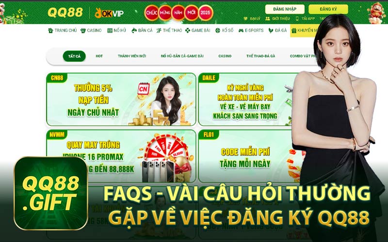 FAQs - Vài câu hỏi Thường Gặp Về Việc Đăng Ký QQ88