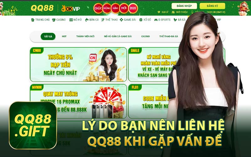 Lý Do Bạn Nên Liên Hệ QQ88 Khi Gặp Vấn Đề