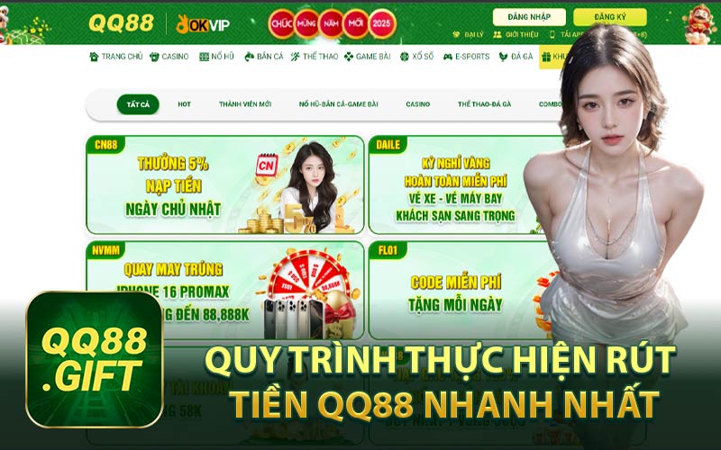 Quy Trình Thực Hiện Rút Tiền QQ88 Nhanh Nhất