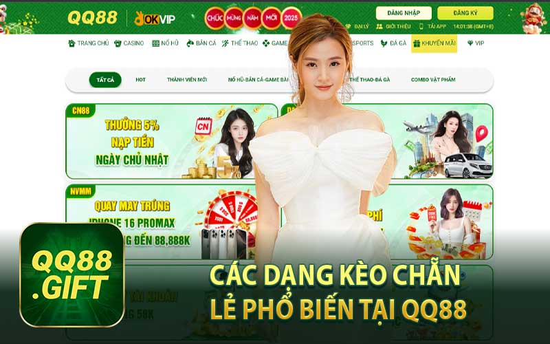 Các Dạng Kèo Chẵn Lẻ Phổ Biến Tại QQ88